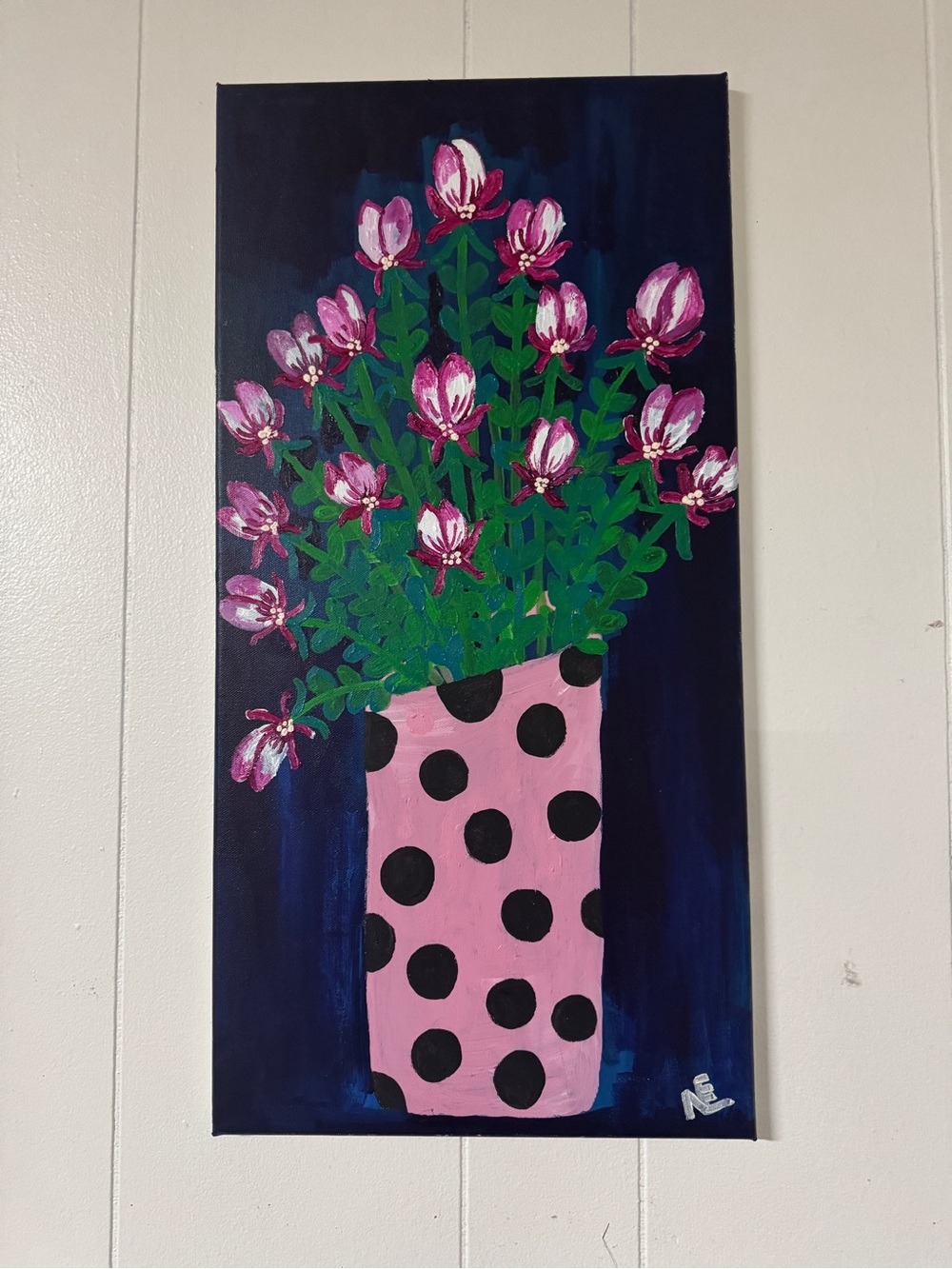 Flower in Pink Polka Dot Vase - NLE 2026